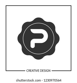 Initial Letter P Logo Template Vector Design