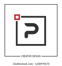 Initial Letter P Logo Template Vector Design