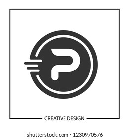 Initial Letter P Logo Template Vector Design