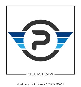 Initial Letter P Logo Template Vector Design