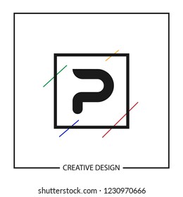 Initial Letter P Logo Template Vector Design