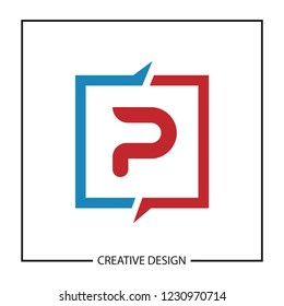 Initial Letter P Logo Template Vector Design