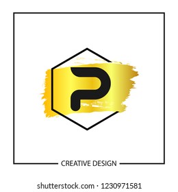 Initial Letter P Logo Template Vector Design