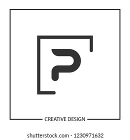 Initial Letter P Logo Template Vector Design