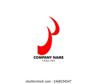 Initial Letter P Logo Template Design