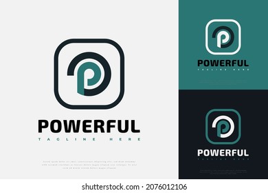 Initial Letter P and O Logo Design with Modern and Abstract Concept. PO or OP Monogram Logo, Icon for Business and Technology