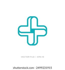 initial letter P PPPP cross sign logo