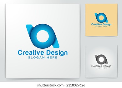 Anfangsbuchstaben p a q o Logo Ideen. Inspiration Logo-Design. Vorlage Vektorgrafik. einzeln auf weißem Hintergrund
