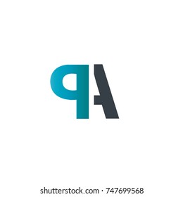 Initial Letter PA Design Logo