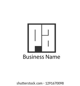 Initial letter PA Logo Template Design
