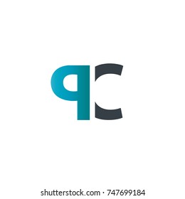 Initial Letter PC Design Logo