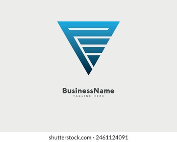 Letra inicial pe o ep logo diseño Vector
