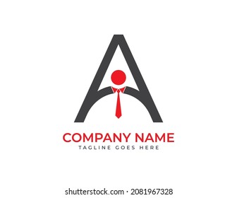 initial letter A People, Human Logo. Businessman Logo Vector illustrations. Vector Logo design for business and consulting company.