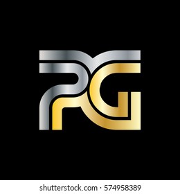Initial Letter PG Linked Design Logo