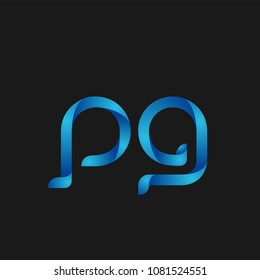 Initial Letter PG Logo Design