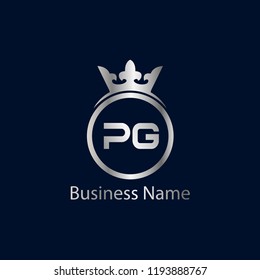 Initial Letter PG Logo Template Design