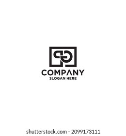 Initial Letter PG Logo Template Design