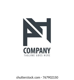 Initial Letter PH Design Logo