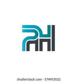 Initial Letter PH Linked Design Logo