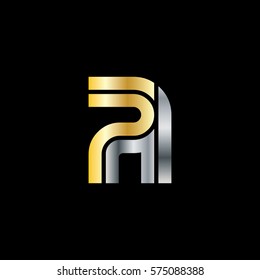 Initial Letter PI Linked Design Logo