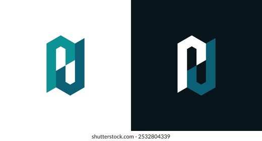 Letra inicial PJ o JP Plantilla de diseño de logotipo. Vector de Premium