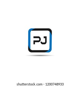 Initial Letter PJ Logo Template Design