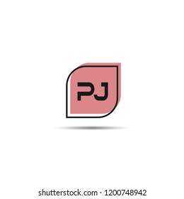 Initial Letter PJ Logo Template Design