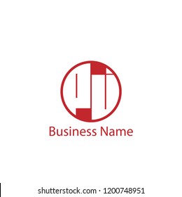 Initial Letter PJ Logo Template Design