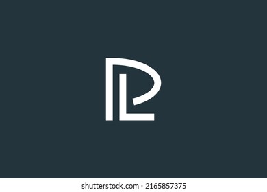 Initial Letter PL Logo Design Vector Template