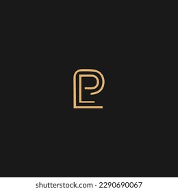 Initial Letter PL Logo Design Vector Template. PL Minimal Logo Design
