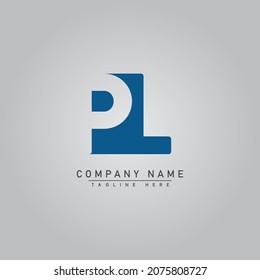 Initial Letter PL Logo - Simple Business Logo