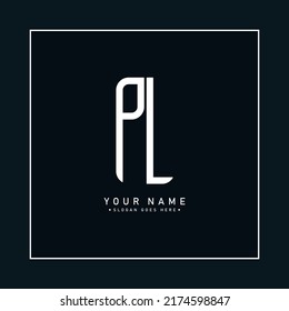 Initial Letter PL Logo - Simple Business Logo