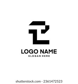 Initial Letter PL Logo Template Design Vector Illustration