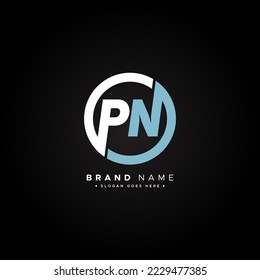 Initial Letter PN Logo - Minimal Business Logo
