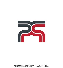 Initial Letter PP Linked Design Logo