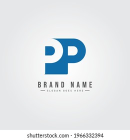 Initial Letter PP Logo - Simple Business Logo