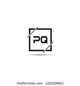 Initial Letter PQ Logo Template Design