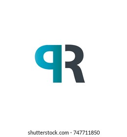 Initial Letter PR Design Logo
