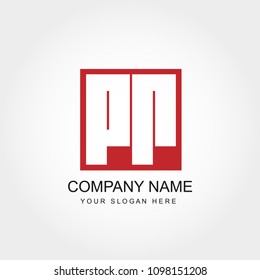 Initial Letter PR  Logo Design