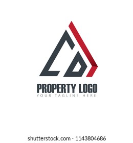 Initial Letter Property Design Logo