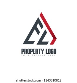 Initial Letter Property Design Logo