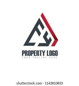 Initial Letter Property Design Logo