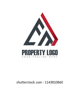 Initial Letter Property Design Logo