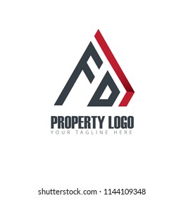 Initial Letter Property Design Logo