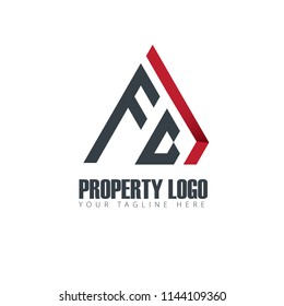 Initial Letter Property Design Logo