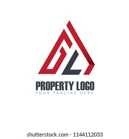 Initial Letter Property Design Logo