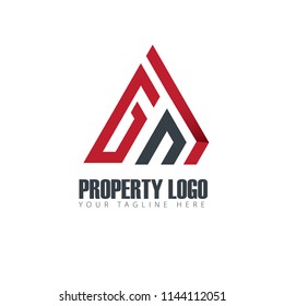 Initial Letter Property Design Logo