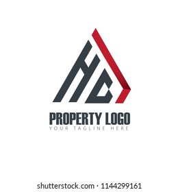 Initial Letter Property Design Logo