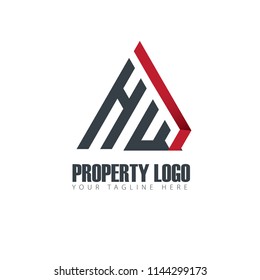 Initial Letter Property Design Logo