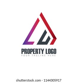 Initial Letter Property Design Logo
